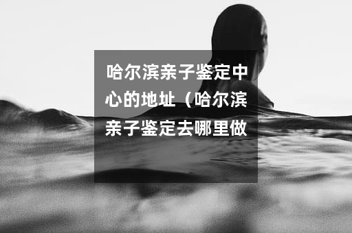 哈尔滨亲子鉴定中心的地址（哈尔滨亲子鉴定去哪里做）