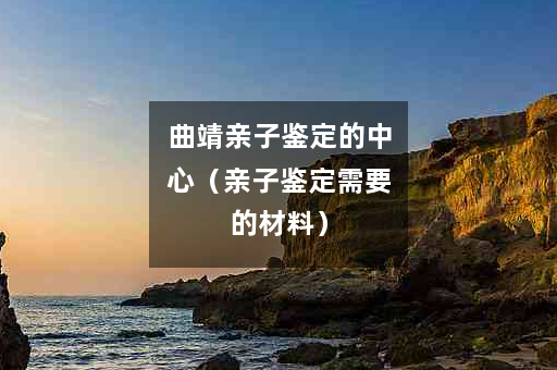 曲靖亲子鉴定的中心（亲子鉴定需要的材料）