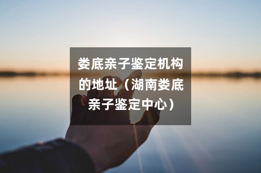 娄底亲子鉴定机构的地址（湖南娄底亲子鉴定中心）